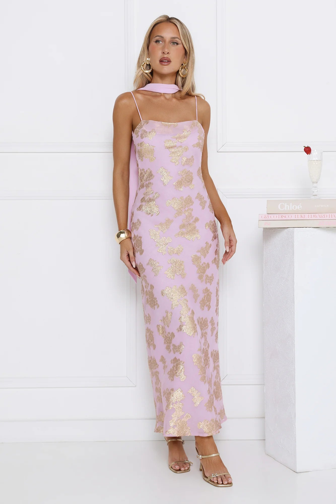 Dreamy Dazzle Maxi Dress Lilac