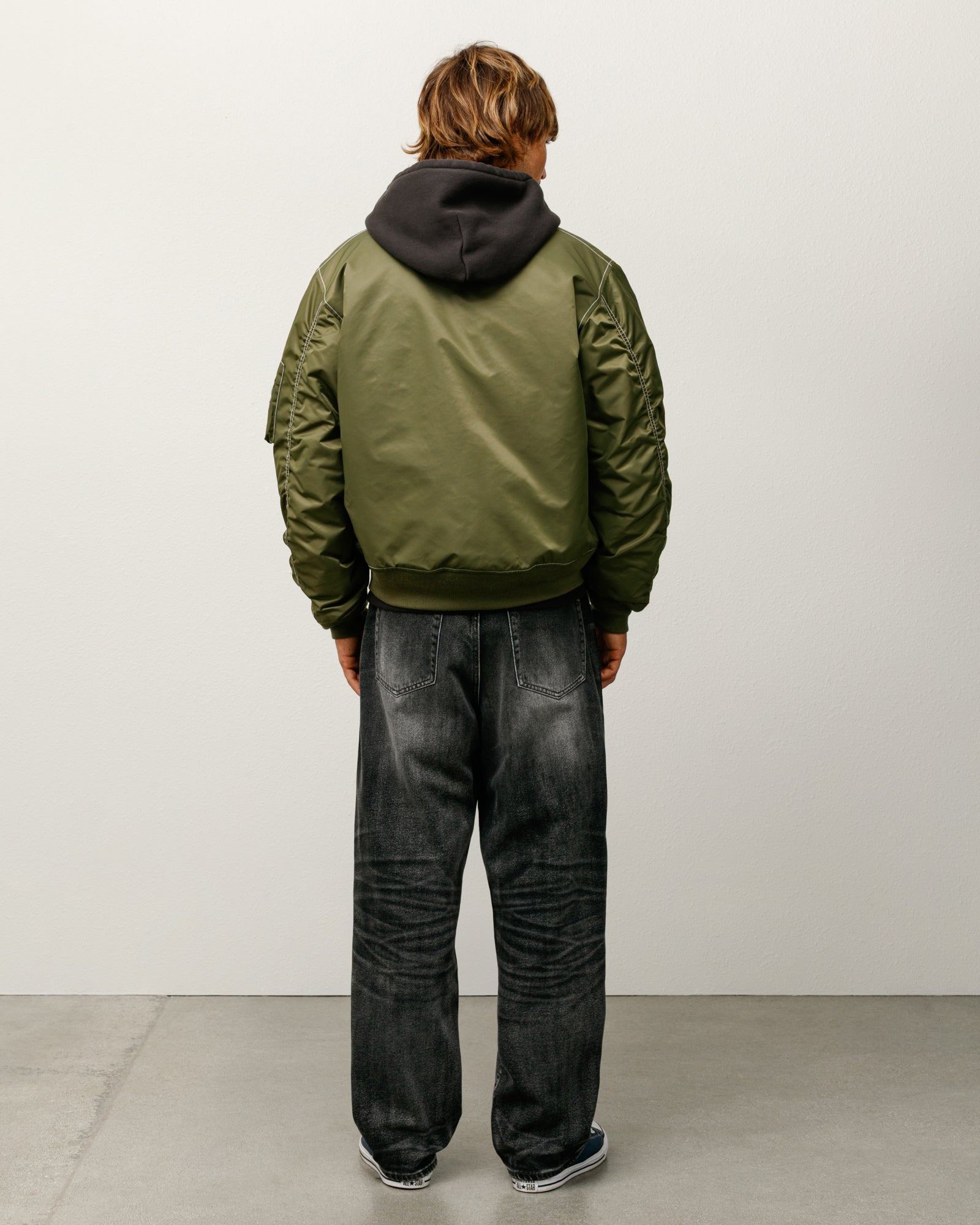 BUILT REVERSIBLE BOMBER JACKET